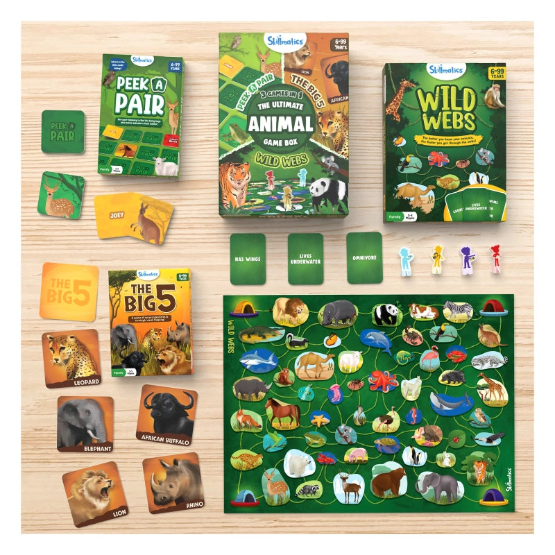 The Ultimate Animal Game Box | Family Friendly Games (ages 6+)