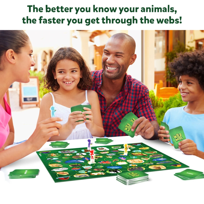 Wild Webs | Animal Learning Board Game (ages 6+)