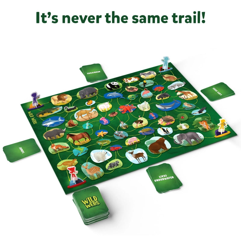 Wild Webs | Animal Learning Board Game (ages 6+)